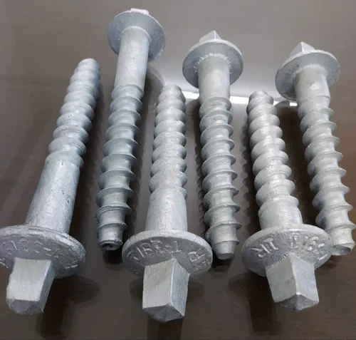 AREMA Ss Series Railway Sleeper Screw Spike